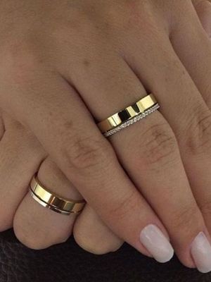 Обручальные кольца из красного и желтого золота: что лучше выбрать