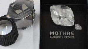 На руднике Мотаэ (Лесото) найден алмаз весом 101 карат На руднике Мотаэ (Лесото) найден алмаз весом 101 карат