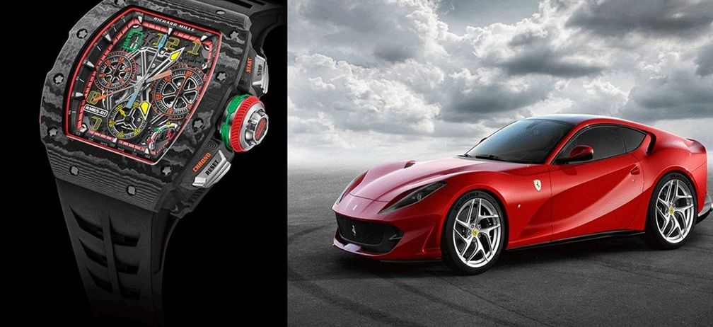 «Гоночные машины для запястья»: Ferrari и Richard Mille объединились для создания новых часов