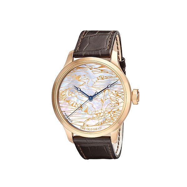 Часы Altruist, изготовленные из 18-каратного розового золота, с ремешком из кожи аллигатора