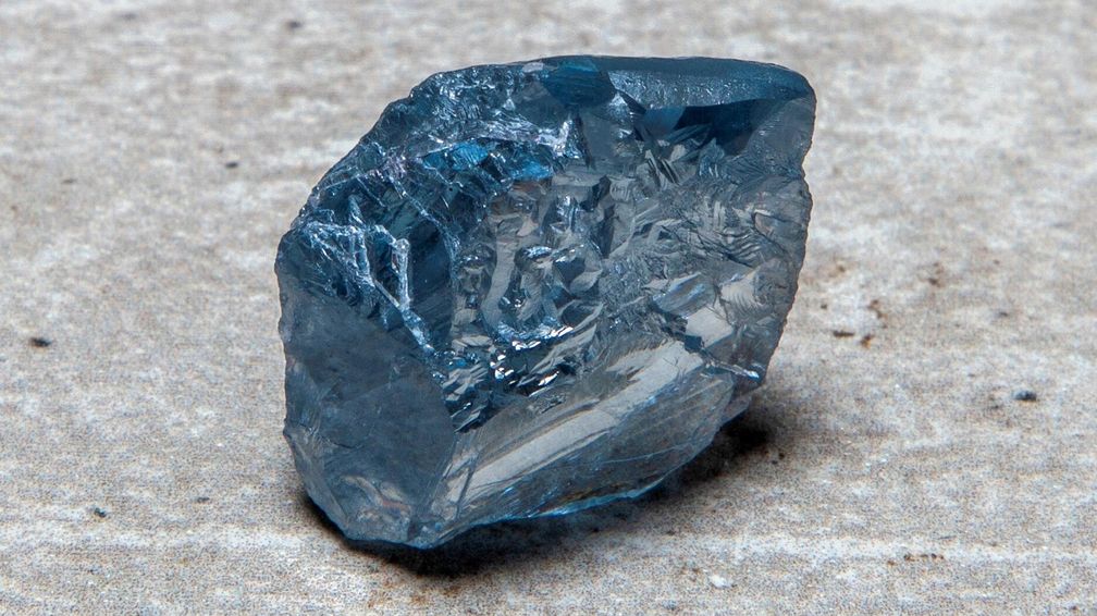 Petra Diamonds объявила о находке голубого алмаза весом 39,34 карата на руднике Куллинан в Южной Африке