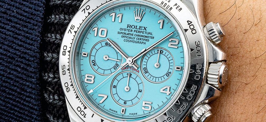 Часы Rolex «Zenith» Daytona с бирюзовым циферблатом проданы на аукционе за 3,1 миллиона долларов