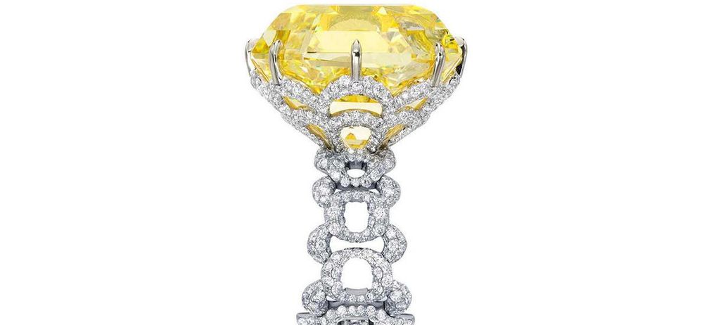 Желтый бриллиант весом 73 карата – звезда весеннего аукциона ювелирных изделий Sotheby’s