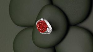 На гонконгском аукционе ювелирных изделий Bonhams будут представлены украшения с красными драгоценными камнями