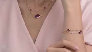 Золотой браслет с аметистом: особенности, как выбрать и носить