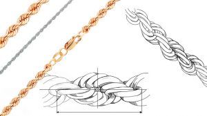 Цепочки с плетением Корда (кордовое плетение): особенности выбора и правила ухода