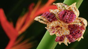 Золотые броши с рубинами: особенности выбора украшения