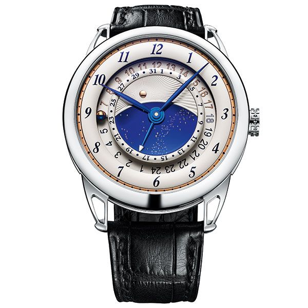 Часы DB25 GMT Starry Varius от De Bethune в 42-миллиметровом титановом корпусе