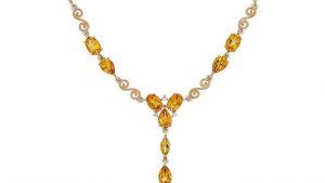 Золотое колье с цитрином: как выбрать и носить Золотое колье с цитрином: как выбрать и носить