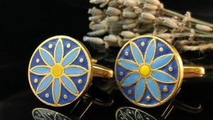 Запонки с эмалью: особенности, как выбрать и носить
