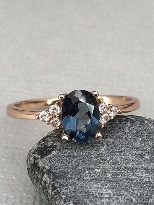 Синий алмаз: особенности камня, украшения с синим алмазом