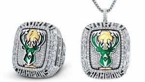 Уникальное кольцо чемпионата НБА для «Милуоки Бакс»