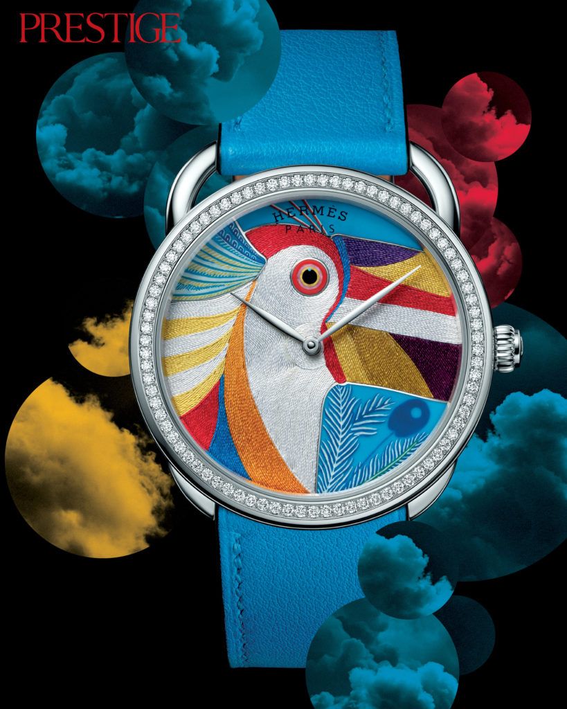 Часы Arceau Toucan de Paradis от Hermès