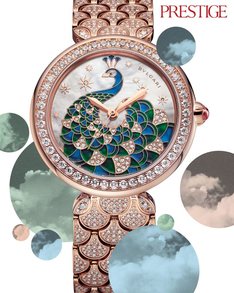Часы Divas ’Dream Peacock Diamonds от Bvlgari