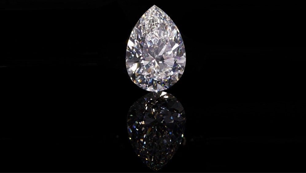 Бриллиант грушевидной формы весом 228,31 карата станет главным украшением аукциона Christie's Magnificent Jewels