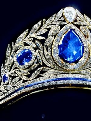 Большая сапфировая диадема