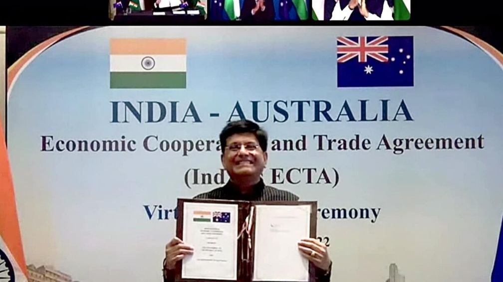 Индия и Австралия подписывают соглашение об экономическом сотрудничестве и торговле