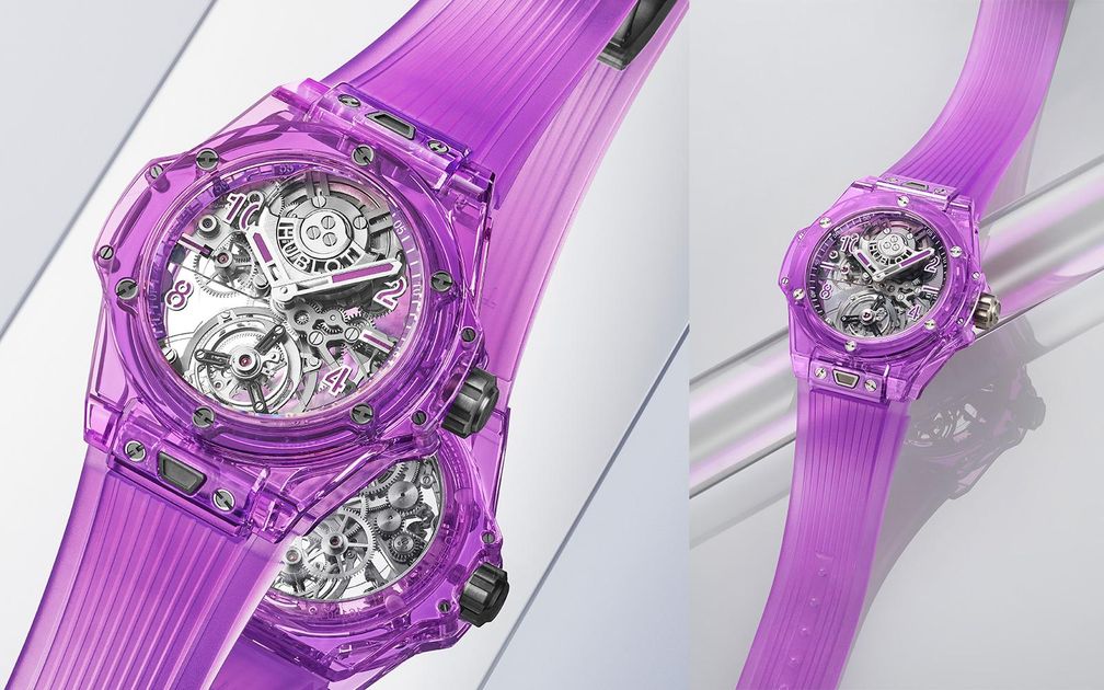 Часы Big Bang Tourbillon Automatic Purple Sapphire от Hublot