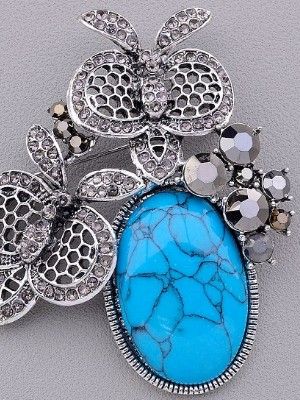 Броши с бирюзой: как выбрать и носить украшение