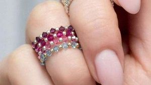 Кольца с бисером и стеклярусом: какие бывают и как сделать самостоятельно