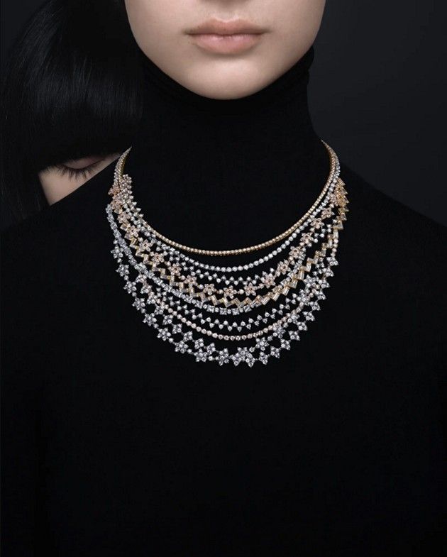 Колье Multi Galons от Dior воспевает сочетание бриллиантов и драгоценных металлов. Фото: Бриджит Нидермайр