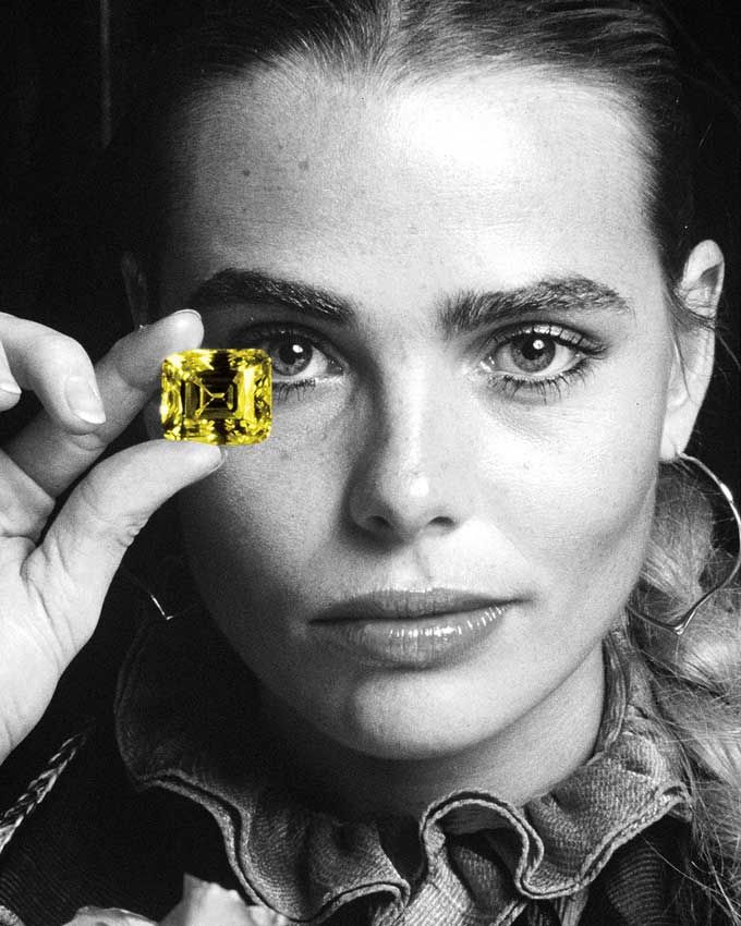 Фантазийный ярко-желтый бриллиант Soleil d’Or весом 101,57 карата — часть истории Fred Paris с 1970-х годов