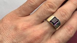 Мужские кольца с аметистами: как выбрать и носить