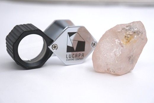 Lucapa добыла 170-каратный розовый алмаз на шахте Луло