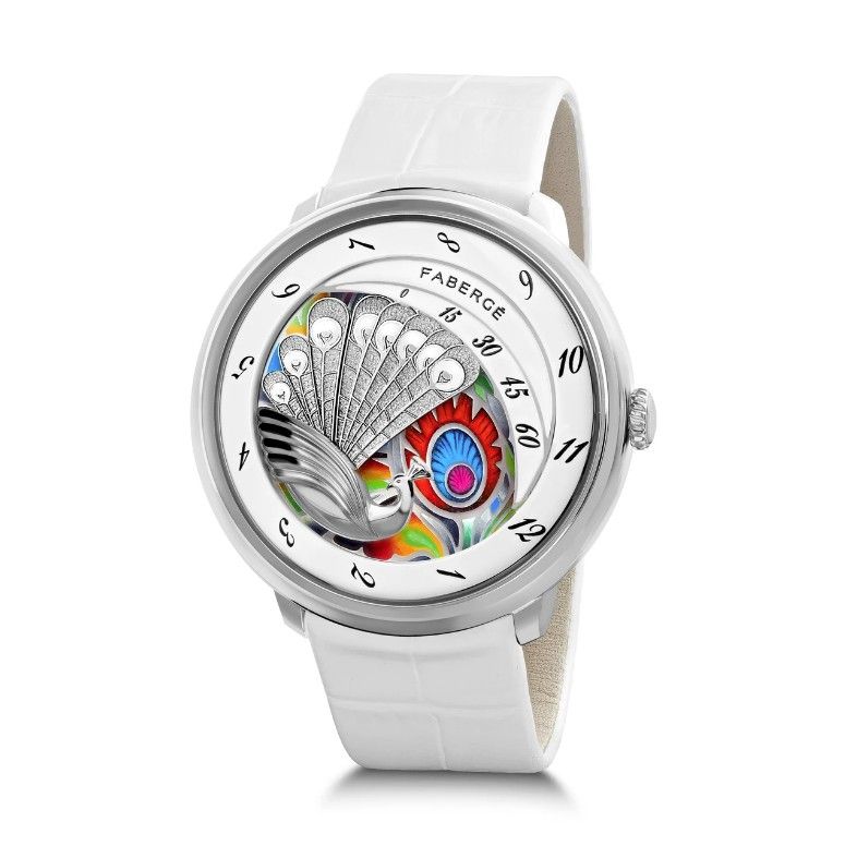 Fabergé представляет новые часы Compliquée Peacock Arte