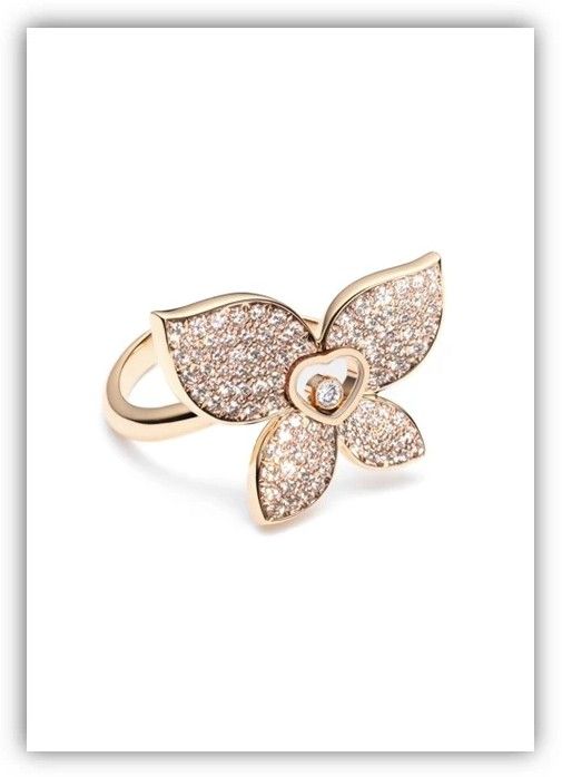 Кольцо с бриллиантами из коллекции высокого ювелирного искусства Chopard x Mariah Carey