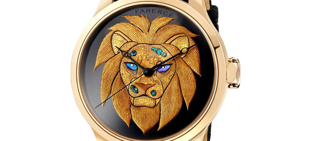 Fabergé представляет часы, выполненные в технике маки-э