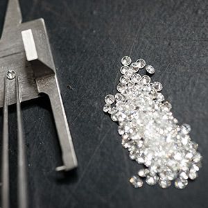 Примечание: серьги «могут содержать природные бриллианты»