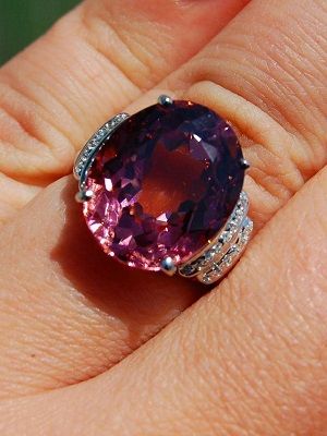 кольцо с султанитом