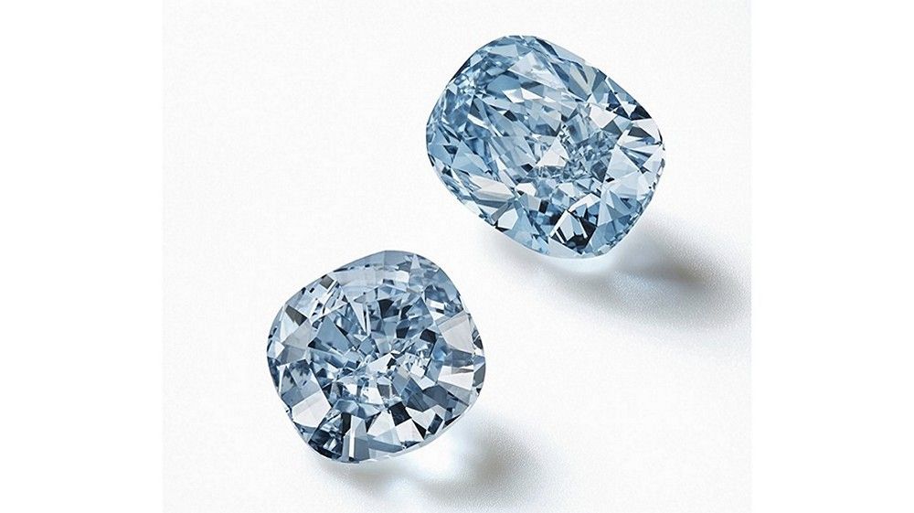 Синие бриллианты De Beers