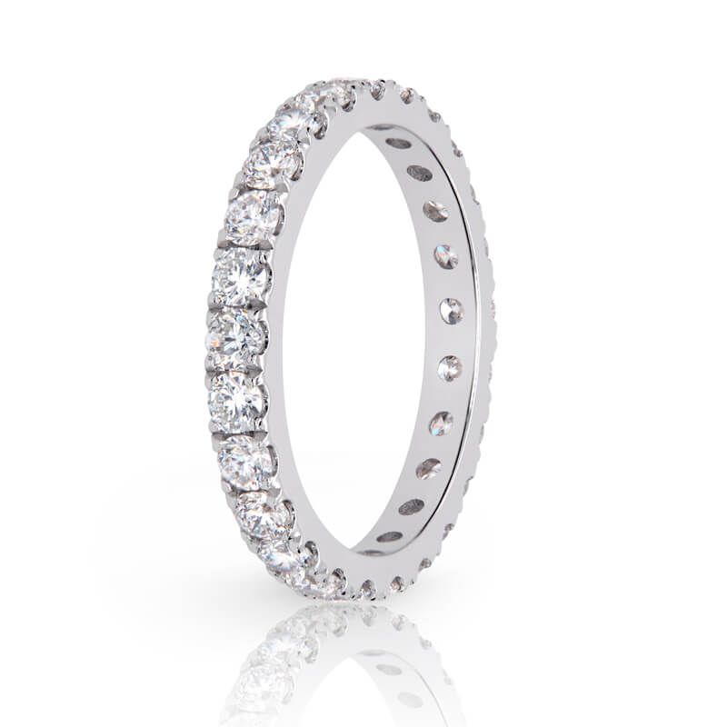 Бриллиантовое кольцо Eternity от Novita Diamonds