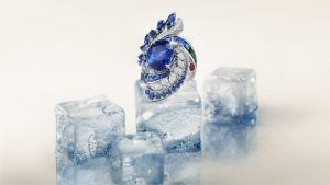 Коктейльное кольцо Blue Lagoon от Gübelin Jewellery