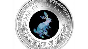 Пертский монетный двор выпускает монету с опаловым Кроликом