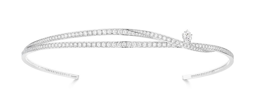 Ободок Liens Inséparables от Chaumet из белого золота с бриллиантами