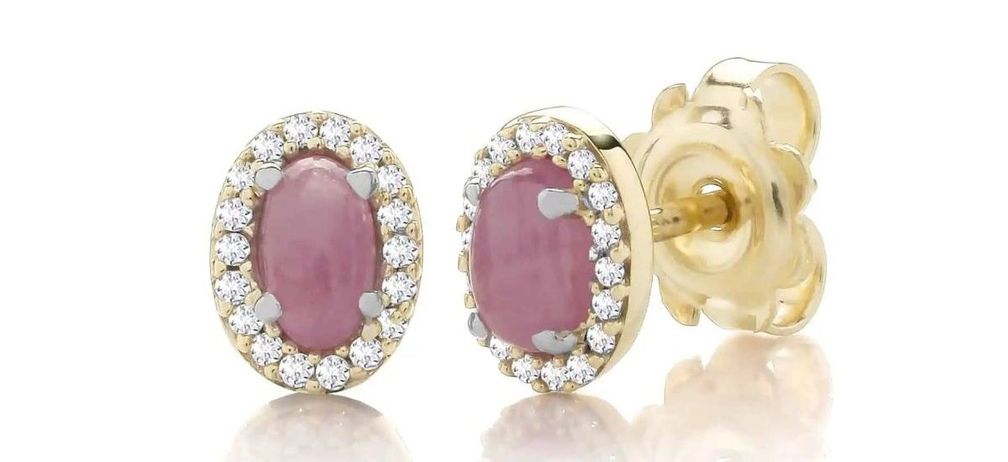 Серьги с розовыми сапфирами от Andre Michael 