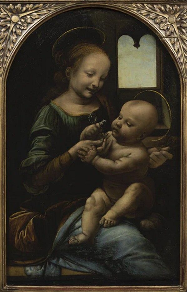 Шедевр Леонардо да Винчи «Мадонна с младенцем» (1478–1480)