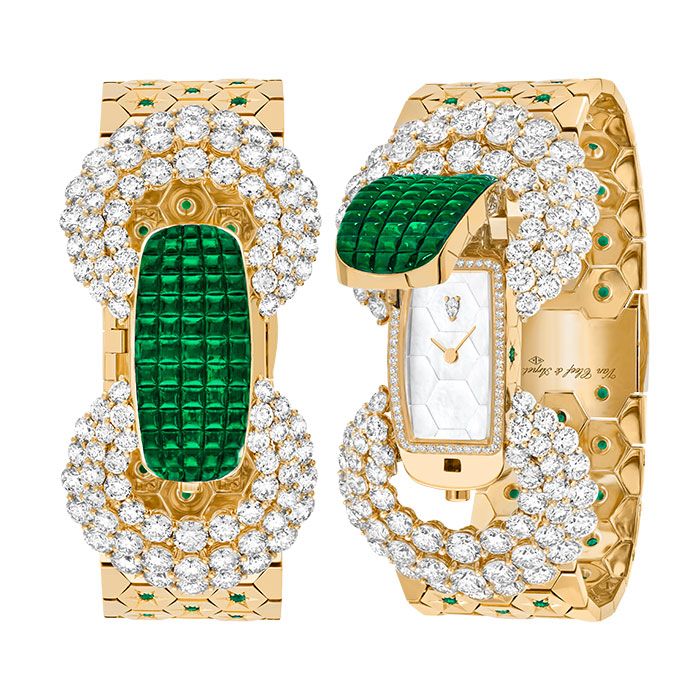 Часы Ludo от Van Cleef & Arpels из золота, изумрудов и бриллиантов