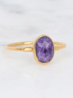 Кольца с чароитом: какие бывают, как выбрать и носить