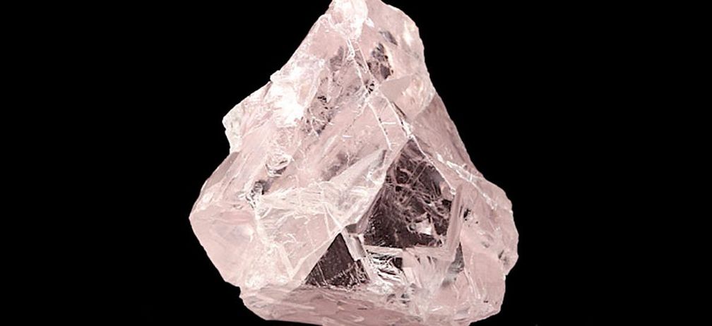 Розовый алмаз весом 108 карат обнаружен в Лесото