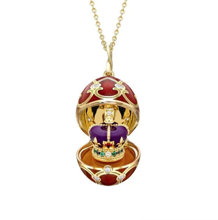Памятный коронационный медальон работы Fabergé