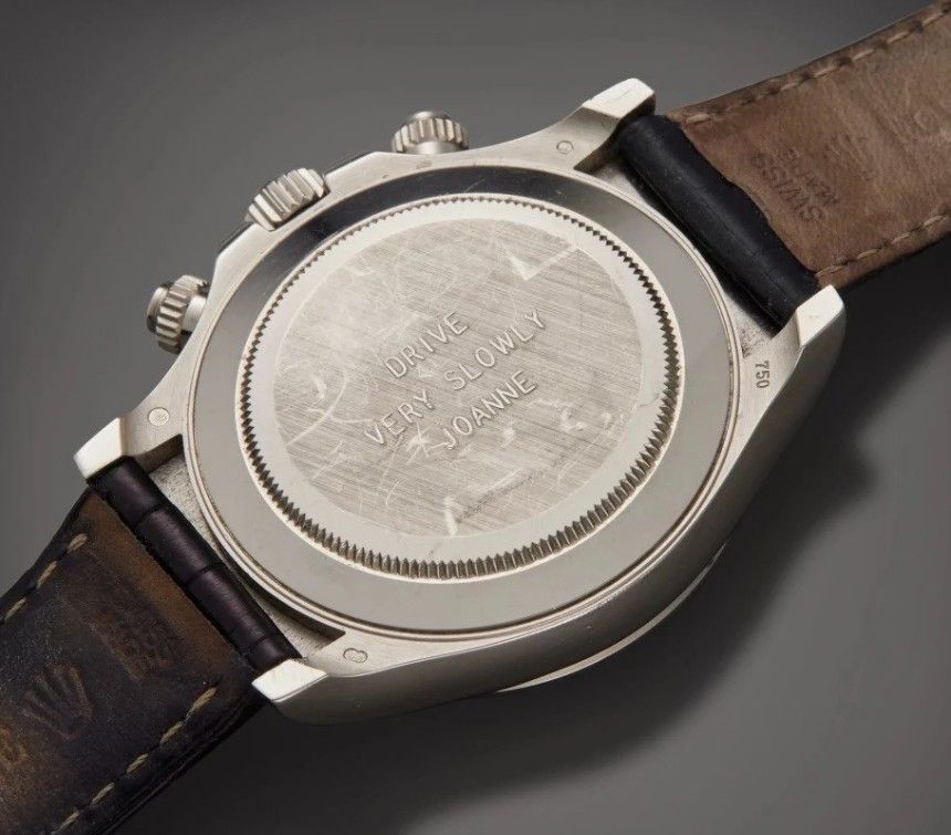 Часы Rolex Daytona ref. 116519 из белого золота были подарены Полу Ньюману его женой Джоэнн Вудворд в 2006 году