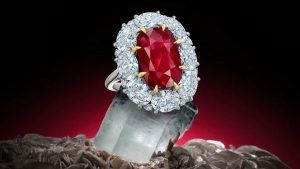 Бирманский рубин весом 7,07 карата будет представлен на майском аукционе Bonhams в Гонконге
