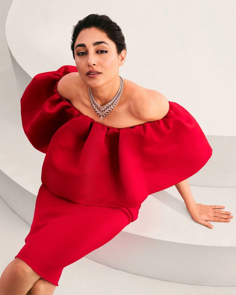 Актриса Голшифте Фарахани в колье Claustra из новой коллекции высокого ювелирного искусства Cartier