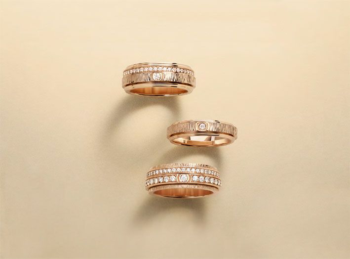 Новые кольца Possession из розового золота и бриллиантов