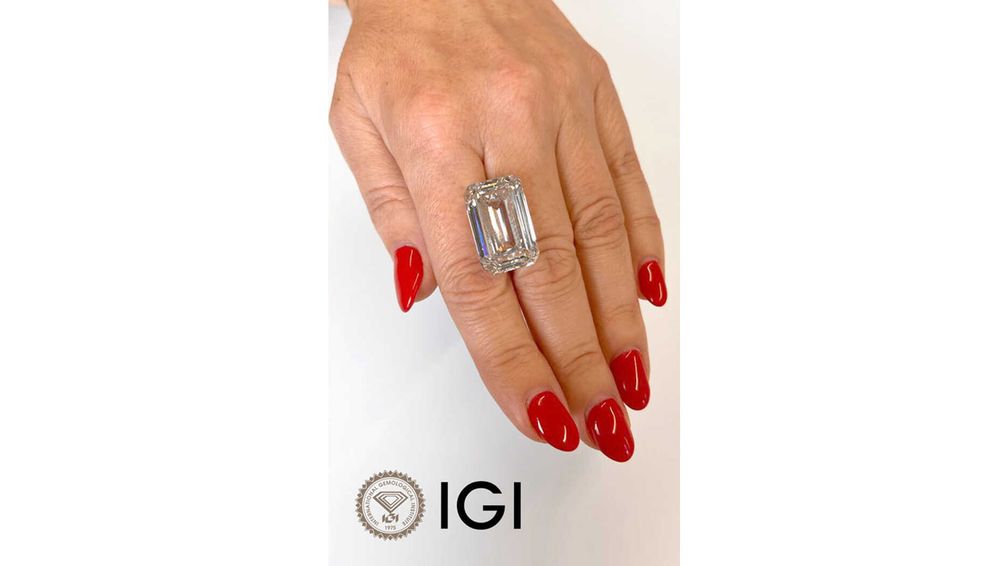 35-каратный бриллиант, выращенный в лаборатории, выставлен в Лас-Вегасе