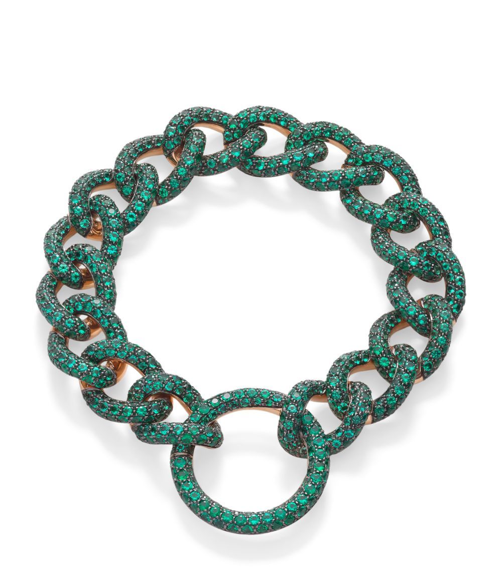 Капсульная коллекция Catene от Pomellato из розового золота с изумрудами Капсульная коллекция Catene от Pomellato из розового золота с изумрудами